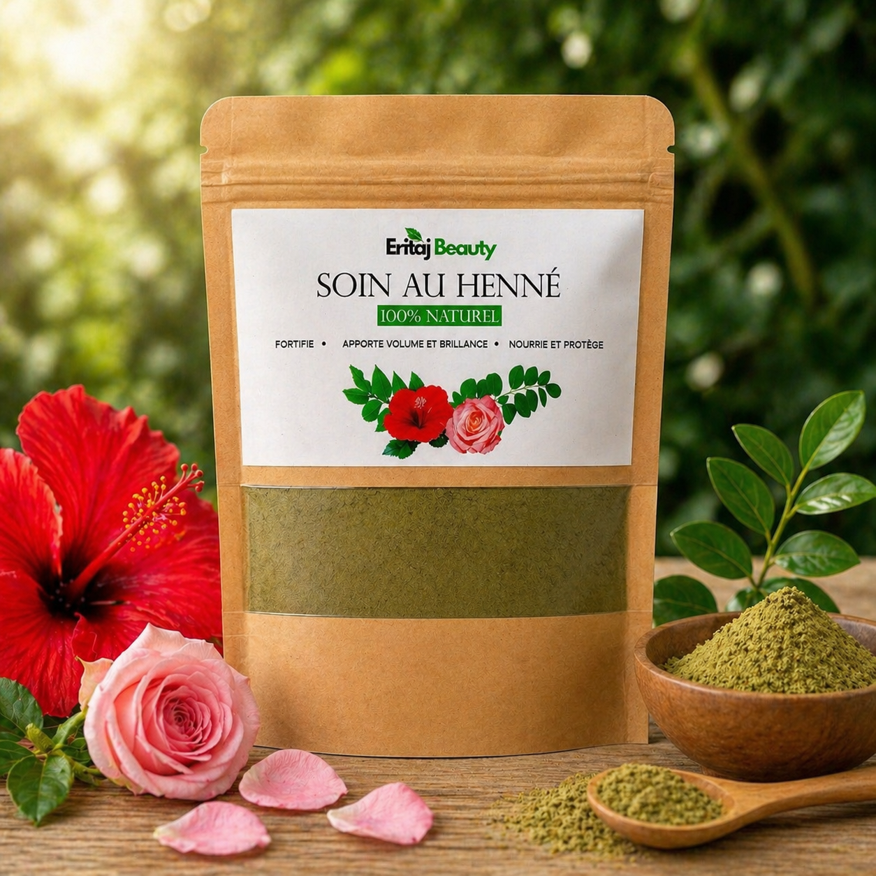 Soin capillaire au Henné